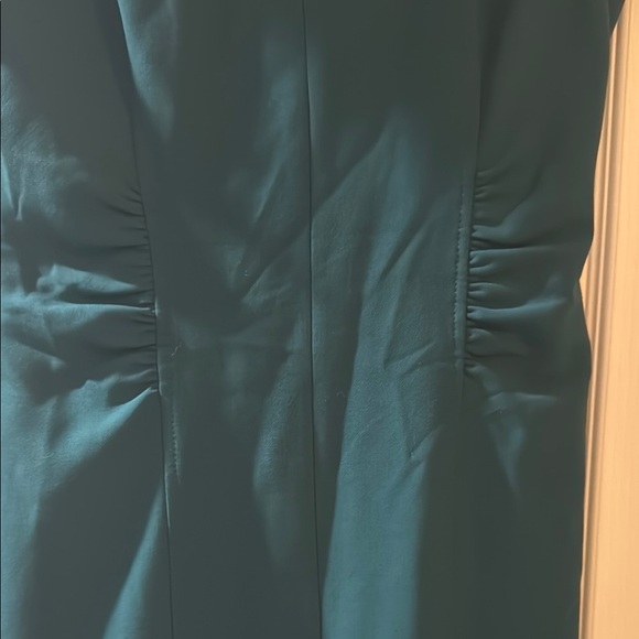 Boss Blue Sheath Midi Dress Short Sleeve Crew Neck - Picture 3 of 7